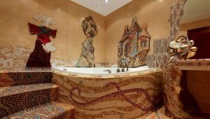  Mosaic theo phong cách của Antonio Gaudi: để tìm kiếm một thiết kế nội thất độc đáo