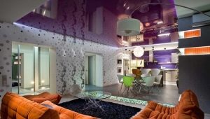  Stretch stropy v interiéru: nápady na design různých místností