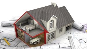  Projekt av hus med ett loft upp till 150 m2