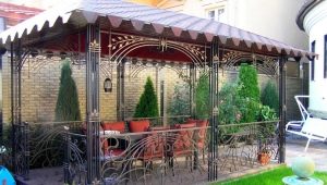 Pergolas made of metal: the pros and cons of designs