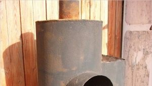  How to make a bath stove out of the pipe?
