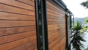  Siding features with wood imitation
