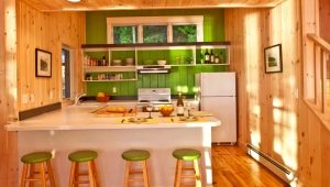  Wall paneling in kitchen interior design