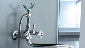  Bathtub faucet with long spout: features and nuances of choice