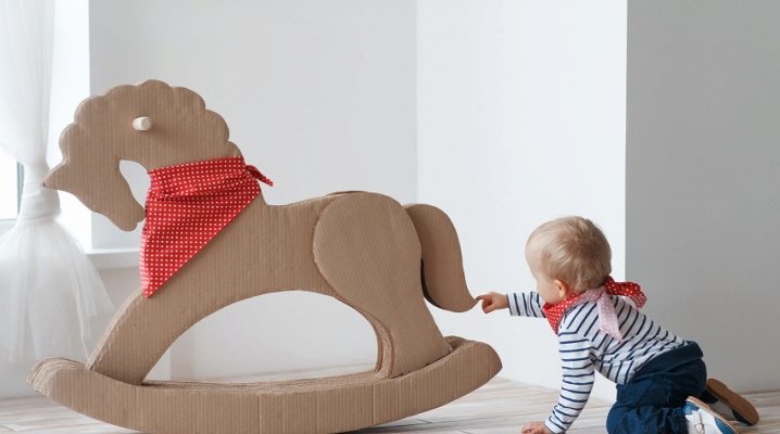  Children's rocking chair with their own hands