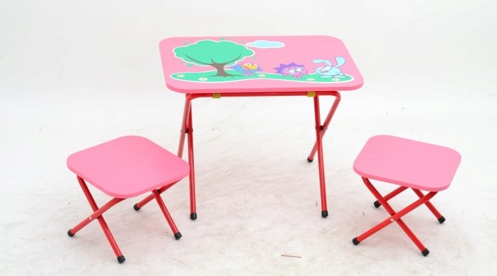 Table et chaise pliantes pour enfants