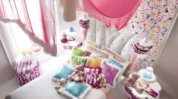  Bett für Mädchen Prinzessinnen ab 3 Jahren