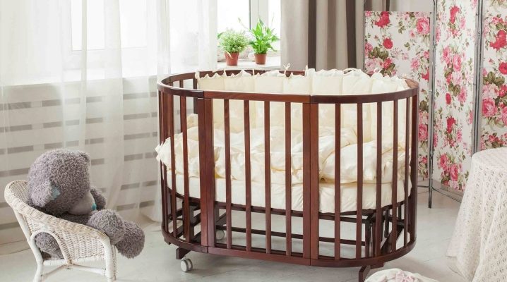  Yeni doğmuş bebekler için yuvarlak yataklar