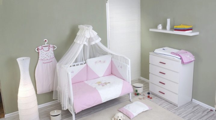  أغطية السرير في سرير الأطفال حديثي الولادة