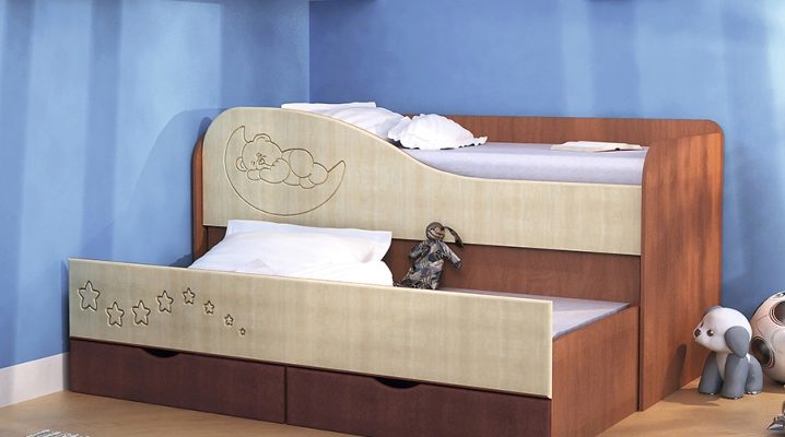  Ανασυρόμενο κρεβάτι για δύο παιδιά