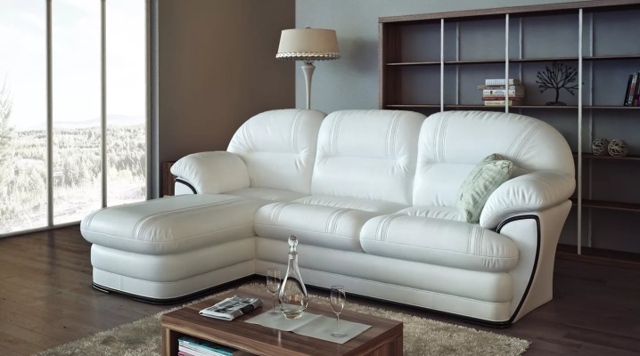  Sofa kulit putih