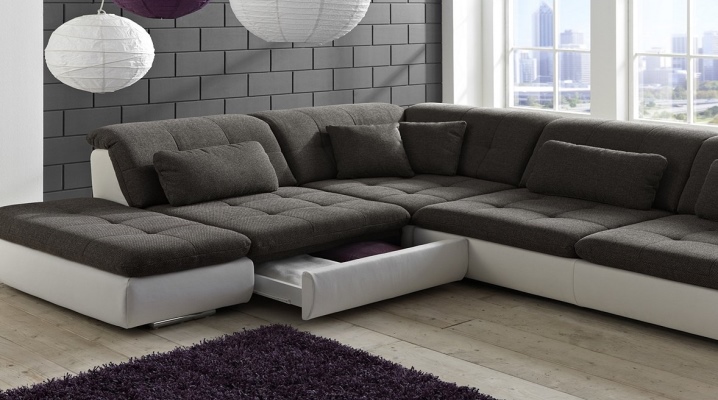  Corner sofa without armrests