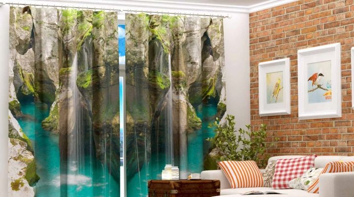  Curtains with photo printing