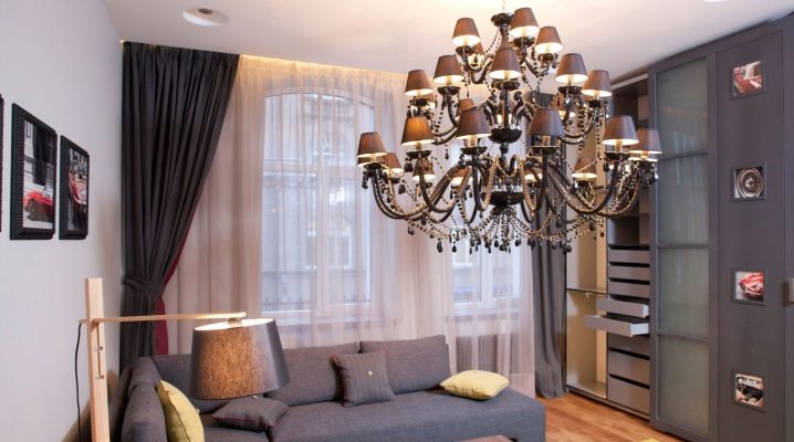  Chandeliers with fabric shade