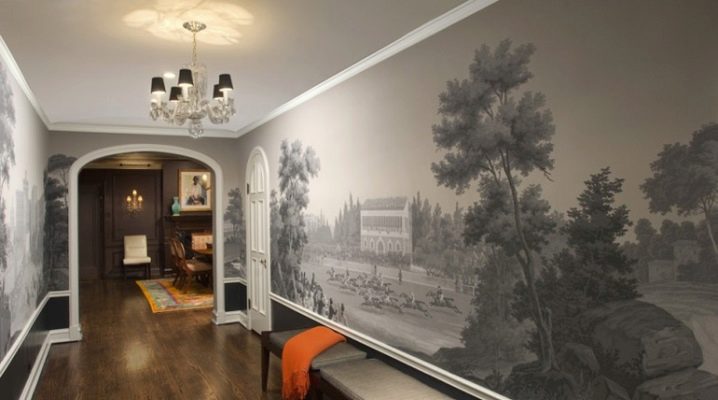  Koridor duvar kağıdı: tasarım özellikleri