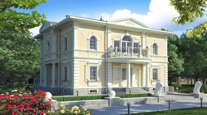  Projekt av hus i klassisk stil