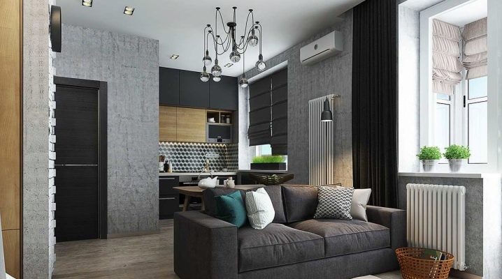  Stylish design apartment of 40 square meters. meters