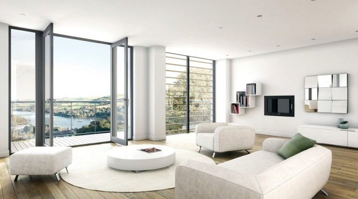  Bílý obývací pokoj: krásný design interiéru