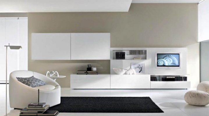  White furniture for the living room: tips on choosing