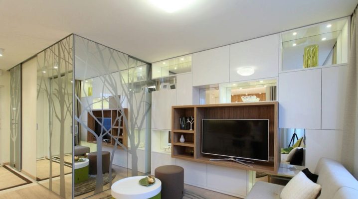  Ενδιαφέρουσες επιλογές σχεδιασμού για διαμέρισμα ενός δωματίου 40 τετραγωνικών μέτρων. m