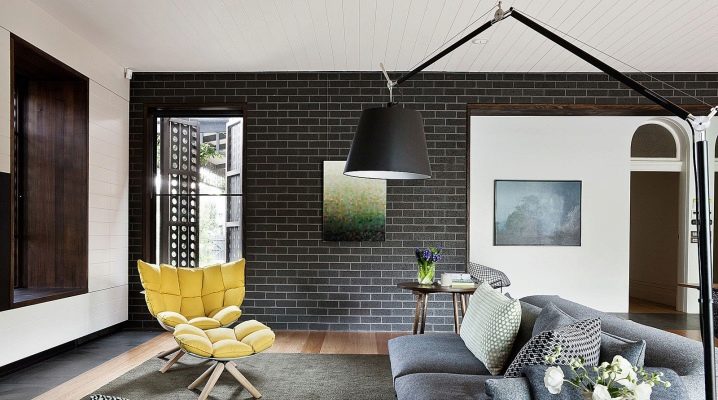  The use of bricks in the modern interior