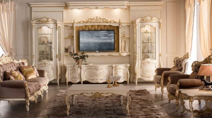 Italienska möbler till vardagsrummet: elegans i olika stilar