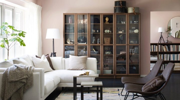  Muebles para la sala de estar en estilo moderno: características de elección