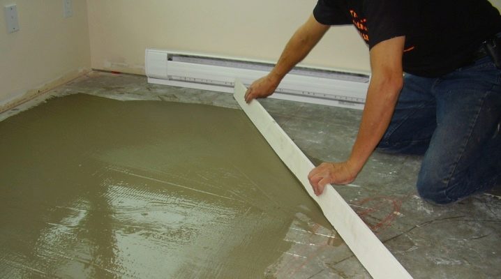  Features and subtleties of leveling a concrete floor