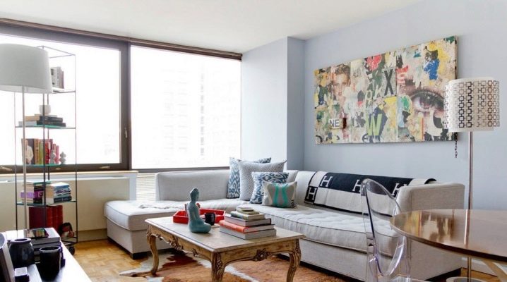  Característiques del disseny interior d'una petita sala d'estar en un estil modern
