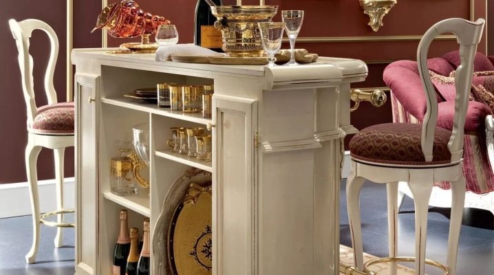  Choosing a cabinet for the living room bar