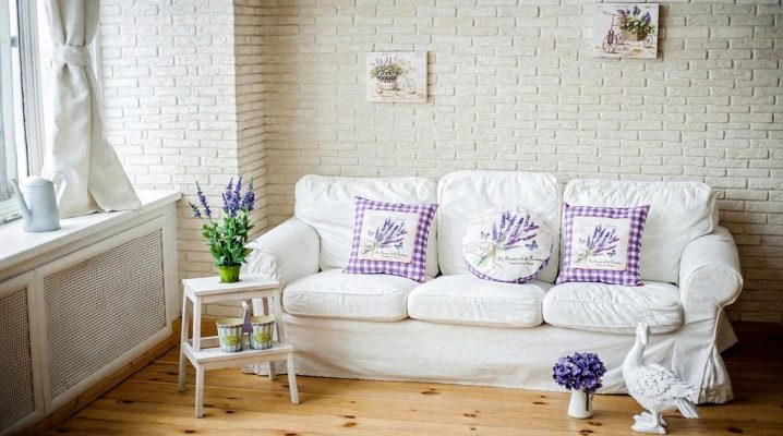  Provansas stila dzīvojamā istaba: maigums interjerā