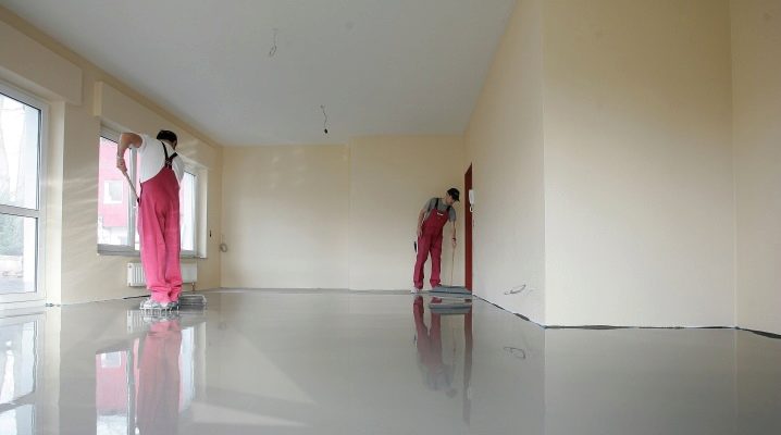  How many different types of floor screed dry?