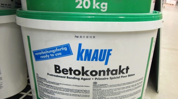  Primer Betonokontakt de la empresa Knauf: características técnicas