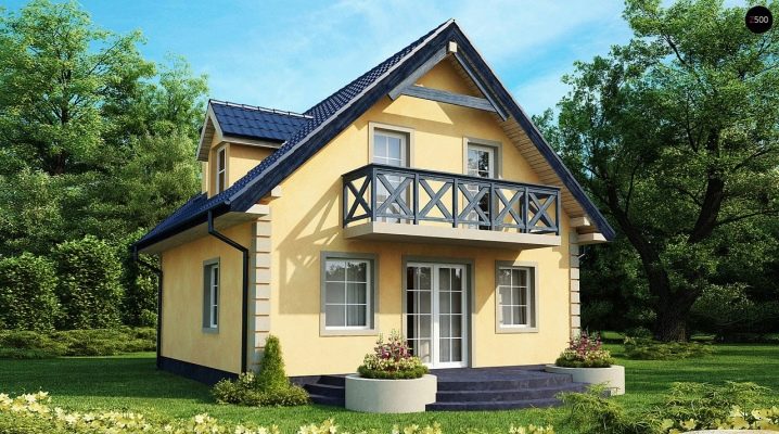  Proiecte de case de dimensiuni de 7 până la 9 cu mansardă: cele mai populare opțiuni