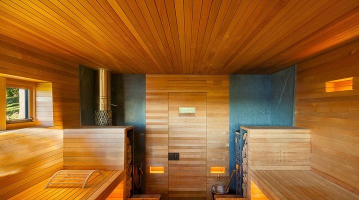  Finishing of a bath inside: arrangement of a sweating room, shower, restroom