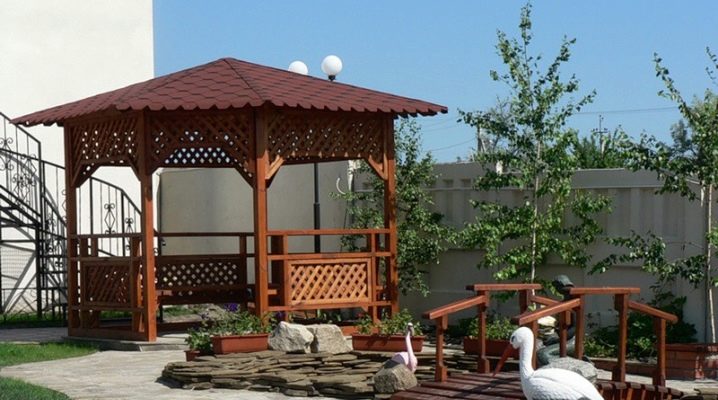  Arbor in the country: ideas for construction and design