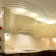  Drywall ceiling design in the kitchen