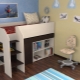  Lit mezzanine pour enfants avec espace de travail
