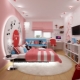  Children's carpets in the room for girls