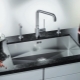  Metal sink for the kitchen