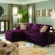  Purple sofa