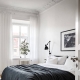  Dormitorio de estilo escandinavo.