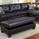  Sofa kulit hitam