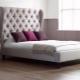  Bed with a high headboard
