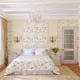  Provence tarzında yatak odası için duvar kağıdı