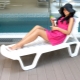  Plastic chaise lounge