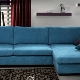  Velour sofa
