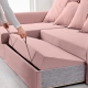  Ghế sofa Vykatny với hộp đựng khăn trải giường