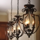  Wrought iron chandeliers