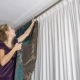  Types of fastening curtains to the eaves